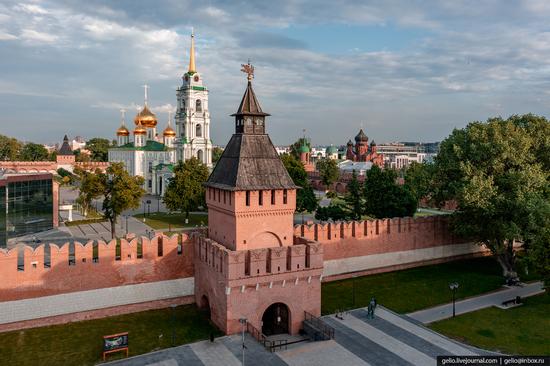 Tula city, Russia from above, photo 2