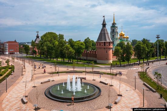 Tula city, Russia from above, photo 3