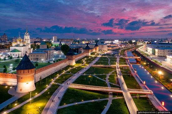 Tula city, Russia from above, photo 7