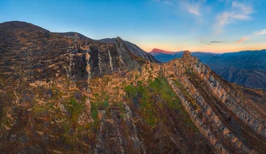 Gamsutl - a ghost village in the mountains of Dagestan, Russia, photo 1