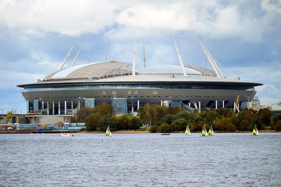 The biggest sports stadiums in Russia - Krestovsky Stadium (Gazprom Arena), Saint Petersburg