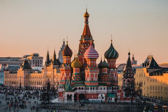 St. Basil's Cathedral is one of the most famous sights of Moscow, and it is located on Red Square