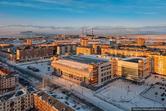 Norilsk, Russia from above, photo 16
