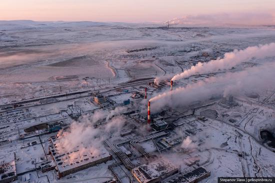 Norilsk, Russia from above, photo 19