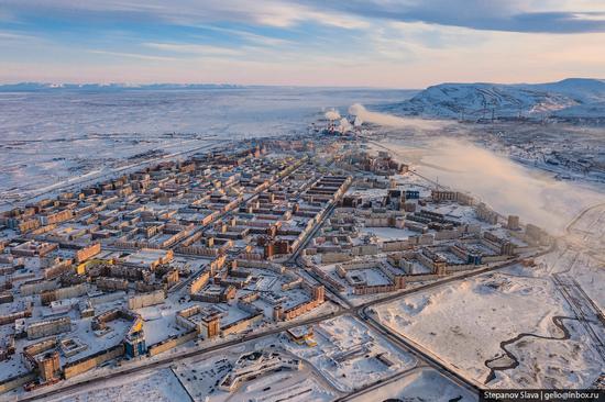 Norilsk, Russia from above, photo 2