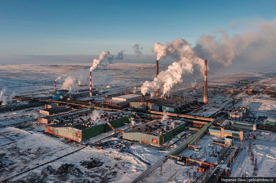 Norilsk, Russia from above, photo 20