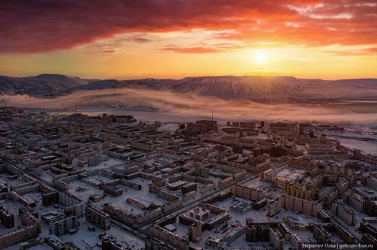 Norilsk, Russia from above, photo 24