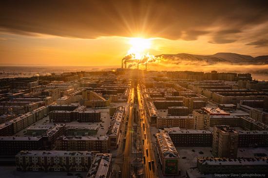 Norilsk, Russia from above, photo 25
