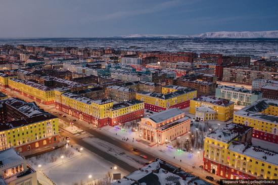 Norilsk, Russia from above, photo 8