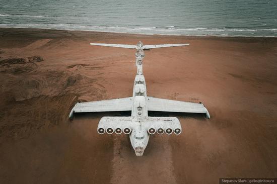 Ekranoplan "Lun" - a unique military vehicle near Derbent, Russia, photo 2