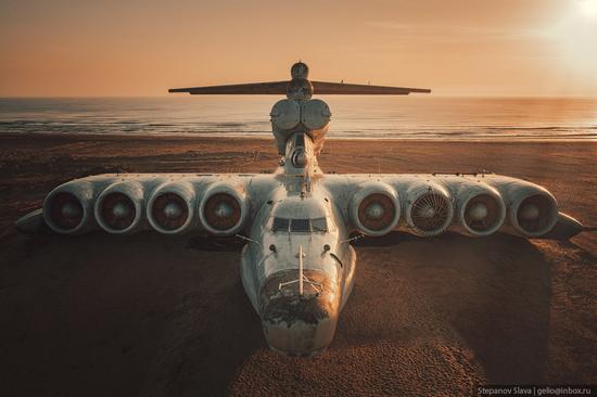 Ekranoplan "Lun" - a unique military vehicle near Derbent, Russia, photo 5