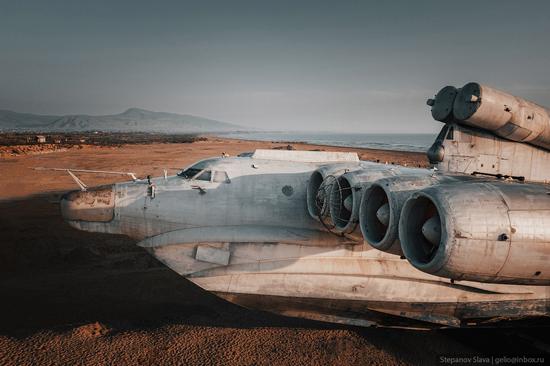 Ekranoplan "Lun" - a unique military vehicle near Derbent, Russia, photo 6