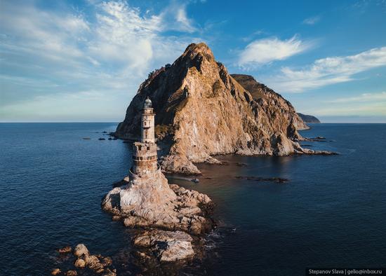 Abandoned Aniva Lighthouse on Sakhalin Island, Russia, photo 1