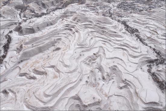 Snow-covered mountain terraces of Dagestan, Russia, photo 7