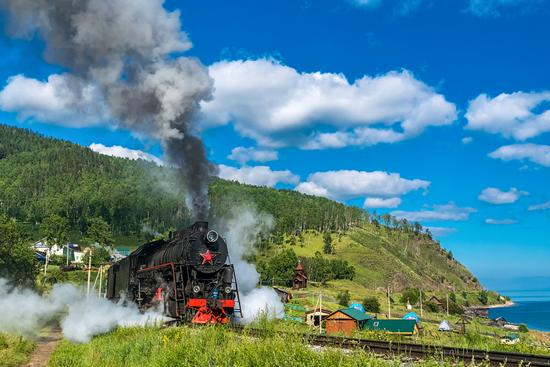 Steam Locomotive of the Circum-Baikal Railway, Russia, photo 3