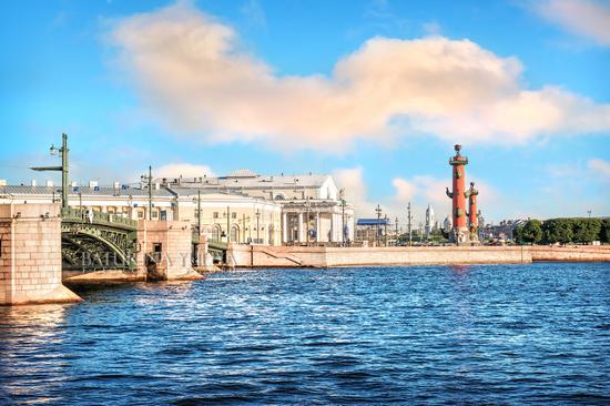 Rostral Columns in Saint Petersburg, Russia, photo 3