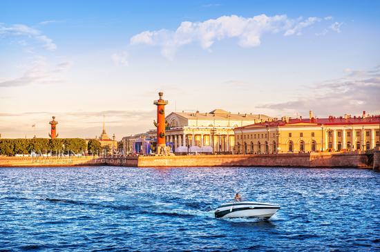 Rostral Columns in Saint Petersburg, Russia, photo 4