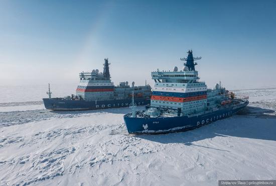 Russian Nuclear Icebreakers on the Northern Sea Route, photo 1