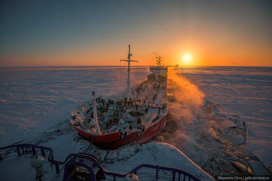 Russian Nuclear Icebreakers on the Northern Sea Route, photo 14