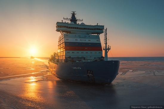 Russian Nuclear Icebreakers on the Northern Sea Route, photo 8