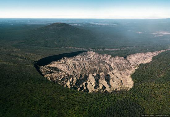 The Batagaika Crater, Yakutia, Russia, photo 1