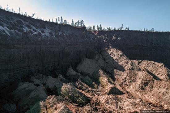 The Batagaika Crater, Yakutia, Russia, photo 2