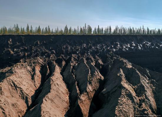 The Batagaika Crater, Yakutia, Russia, photo 6