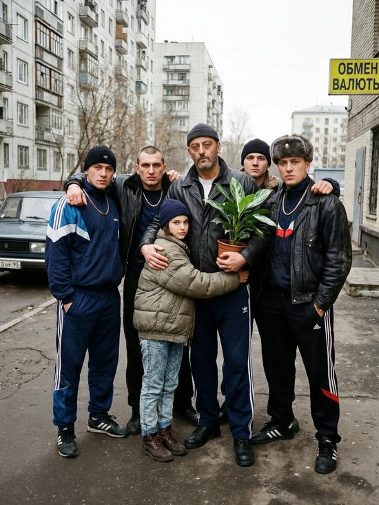 If Hollywood Stars Lived in 1990s Russia - Jean Reno and Natalie Portman (Leon: The Professional)