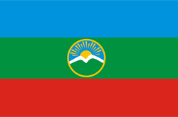 Karachay-Cherkessia republic flag