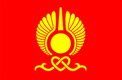 Kyzyl city flag