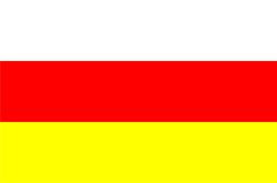 North Ossetia republic flag