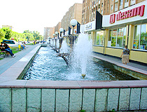 Fountain in Abakan city