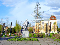 Lenin Monument in Arkhangelsk