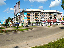 Soviet apartment buildings in Birobidzhan