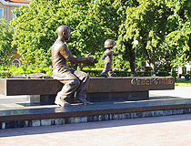 Monument to metallurgists in Cherepovets