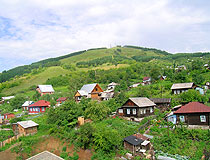 Private wooden houses in Gorno-Altaysk