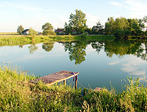 Small pond in Ivanovo Oblast