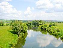 Small river in the Kaluga region