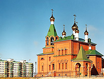 Orthhodox church in Khanty-Mansi okrug