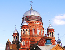 Magnificent cathedral in Kirovskaya oblast