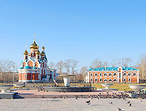 Gagarin Square in Komsomolsk-na-Amure