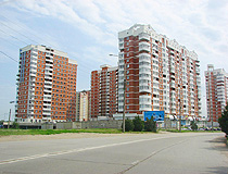Apartment buildings in Krasnodar