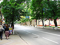On the street in Krasnodar