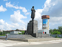 Lenin Monument in Krasnoyarsk