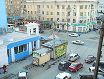 On the street in Krasnoyarsk