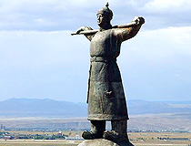 Kadarchy (Stockbreeder) Monument in Kyzyl