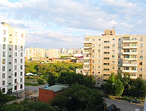 Apartment buildings in Murmansk