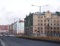 Norilsk street scenery