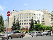 The building of the West-Siberian Railway in Novosibirsk