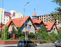 On the street in Novosibirsk